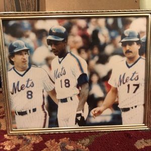 1986 New York Mets Framed Photo 8x10